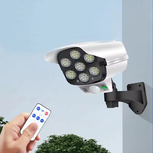 Solar simulation monitoring light outdoor wall light remote control light LED garden light intelligent street light