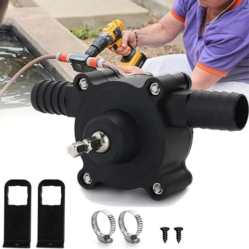 Household small pump hand drill pump convenient DC pump self-priming centrifugal pump