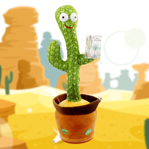 Dancing cactus singing, talking, wriggling, voluptuous stuffed animals