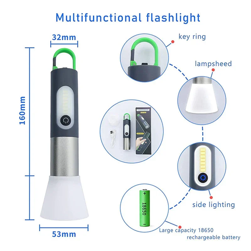 LED Rechargeable Flashlights  Telescopic zoom mini flashlight, 50% off sale