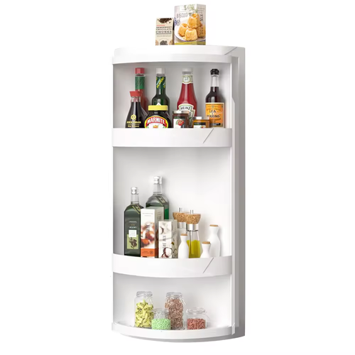 Rotating storage rack Kitchen seasoning rack storage rack