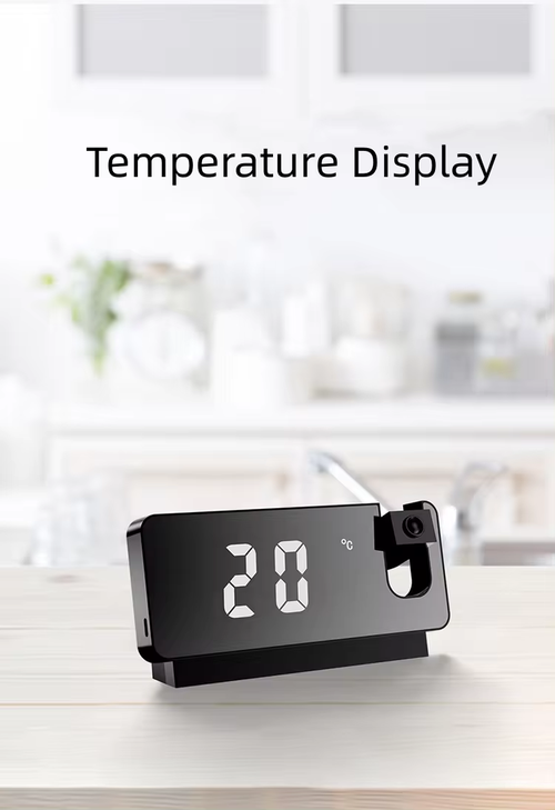 New Projector Desk Alarm Clock Table Electronic Alarm Clock Digital LED Projection Alarm Clock