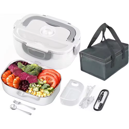 New Product heating lunch box electric battery powered crockpot electric lunch box