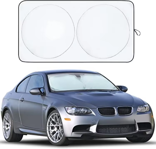 Top Quality Heat UV Rays Protection Polyester Foldable Car Front Sunshade For Windshield