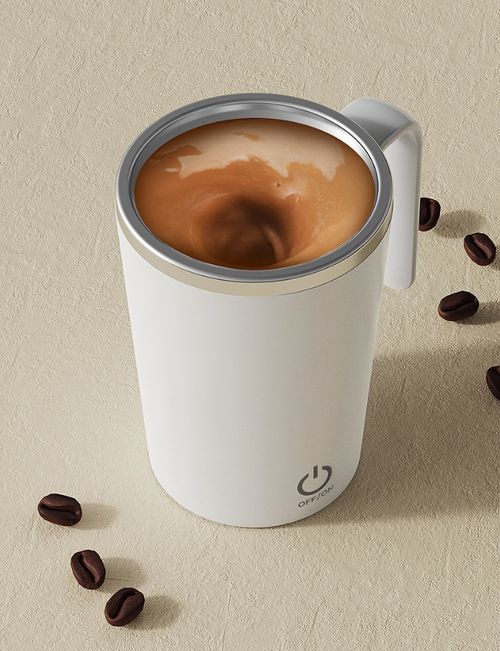 Automatic 304 mixing cup stainless steel lazy magnetized cup Automatic magnetic cup portable coffee cup