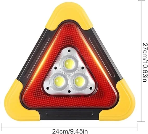 Solar Emergency Warning Triangle LED Lights 🔥Hot Sale