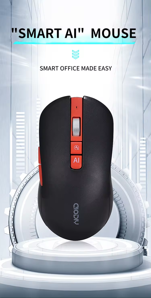 Intelligent Voice Search Rechargeable AI Mouse Typing Translation Gaming Bluetooth Mouse 2.4Ghz Multilingual Computer Mouse