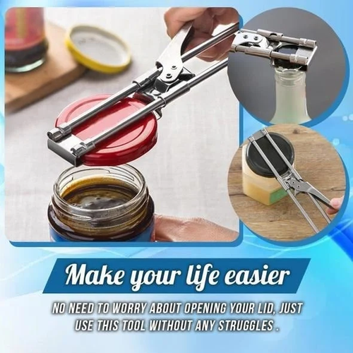 🎁Adjustable Multifunctional Stainless Steel Jar Opener