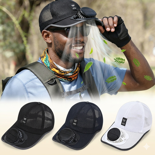 Solar Powered Cooling Cap