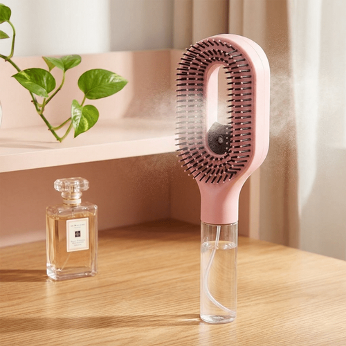 Spray comb with water tank