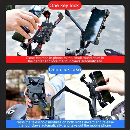 Motorcycle and Bicycle Phone Mounts