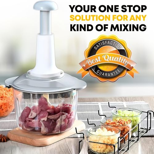 Manual food chopper