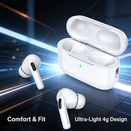 Wireless Earbuds, Wireless In-Ear Headphones, Ultra-Long Playtime, Gaming Business Sports Headset with Microphone, Suitable for Active Lifestyle, Portable Headphones | Easy Earplugs | Wireless Connection