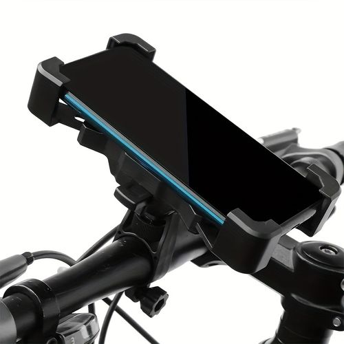 Anti-Shock Bike Phone Mount – Secure GPS Navigation Holder for E-Bikes & Motorcycles, Hands-Free Cycling Accessory