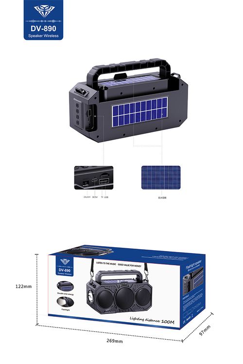 Solar-Powered Bluetooth Speaker