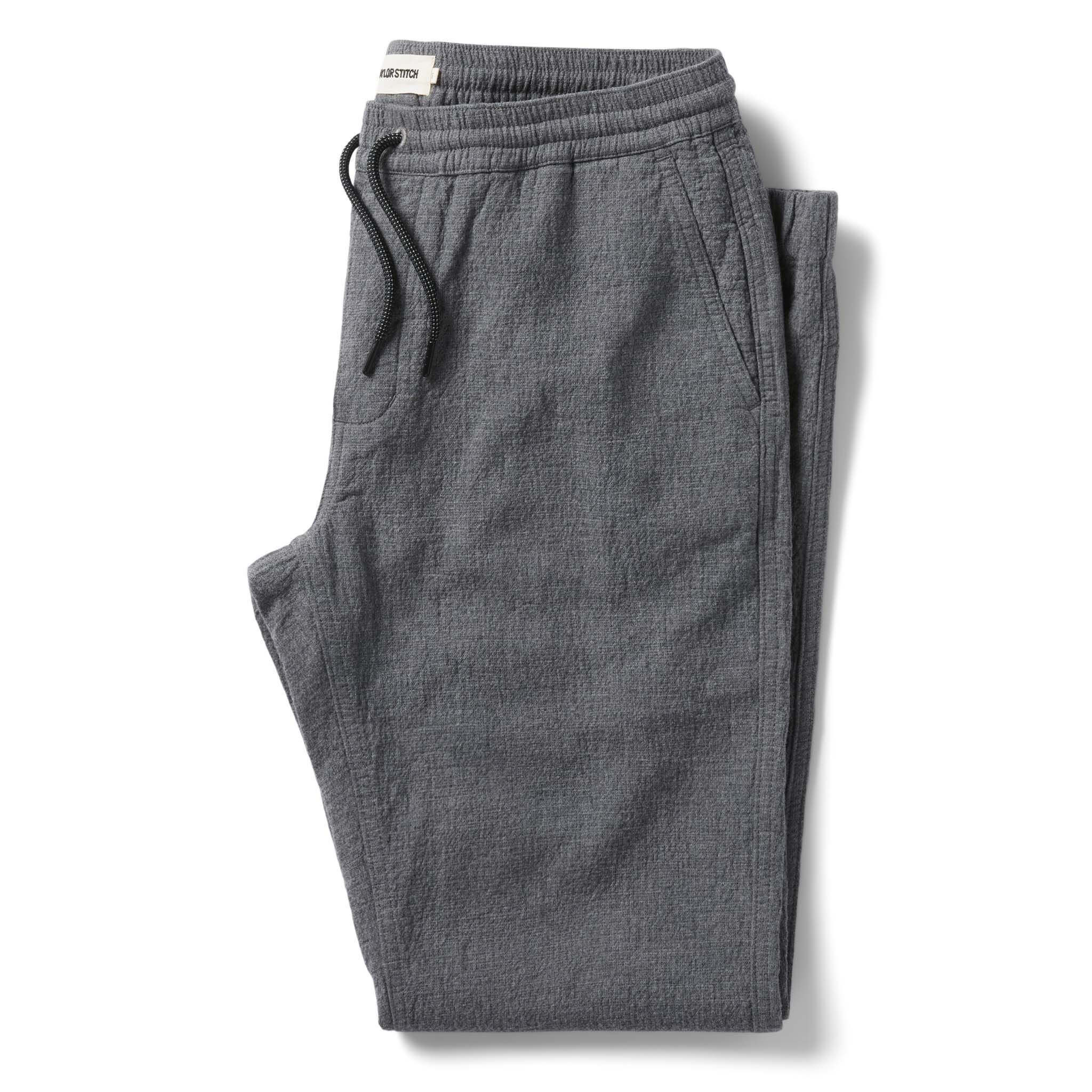 Sswnw Apres Pant in Heather Grey Double Cloth