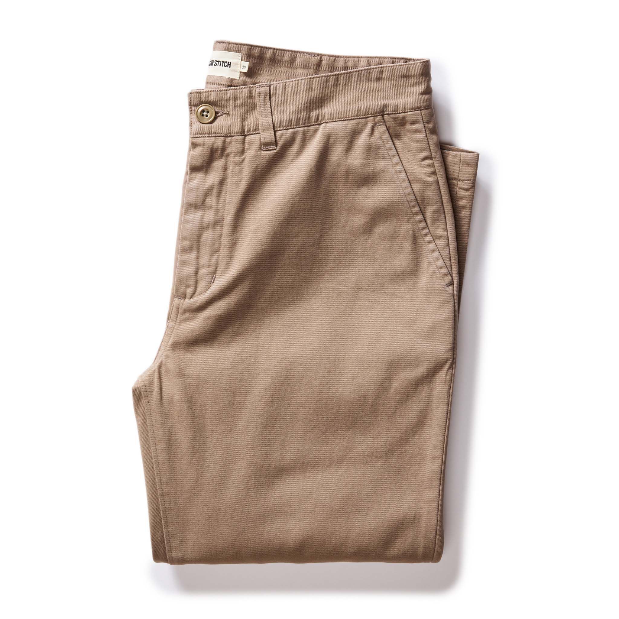 Sswnw Slim Foundation Pant in Dried Earth