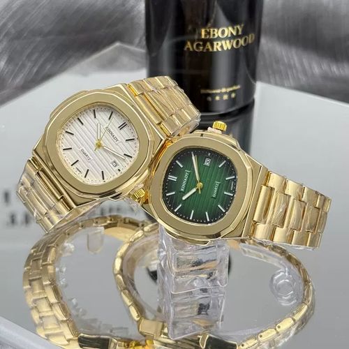 RINNADY Quartz Watch Stainless Steel Watch Waterproof, Scratch-resistant, Wear-resistant, Date Function, Business High-end Timepiece, Gift, Youthful Design