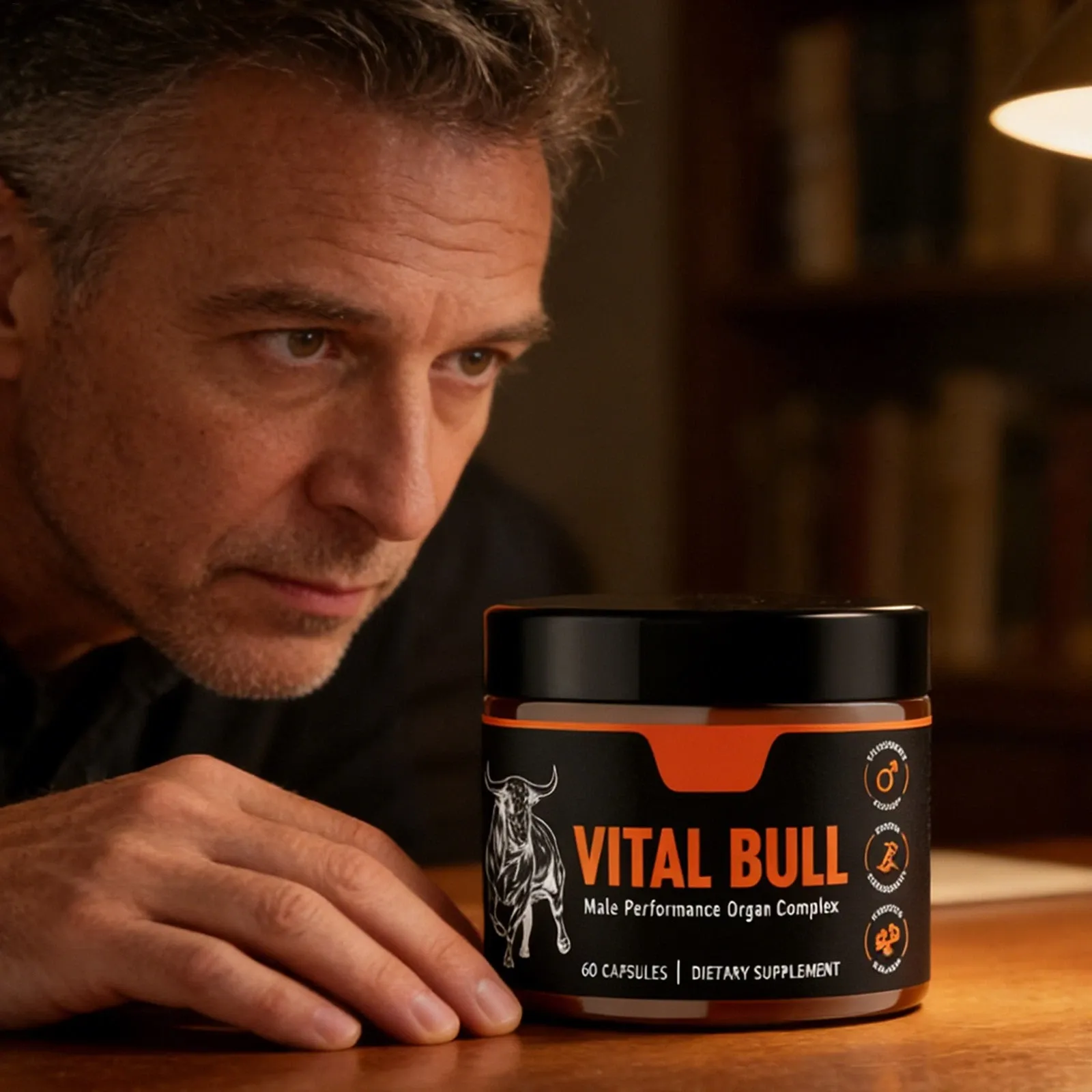 Vital Bull Beef Organ Supplement for Men with Grass Fed Liver, Testicle, Prostate & Bone Marrow – Freeze Dried Beef Organ Capsules for Nutrient Support – 30 Day Supply