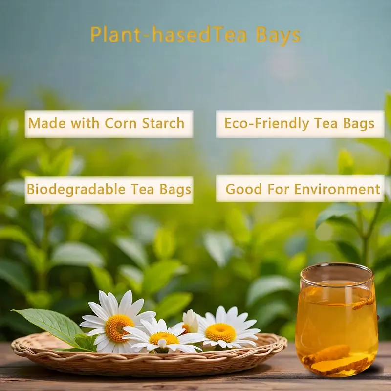 Premium Turmeric Ginger Cinnamon Tea 60 Bags 100% Natural Anti-Inflammatory Eco-Friendly No Sugar Caffeine Gluten Vegan Loose Leaf Tea antiinflamma tea, looseleaf tea Beverageanti in flama tea ginger caffeine free Vegan