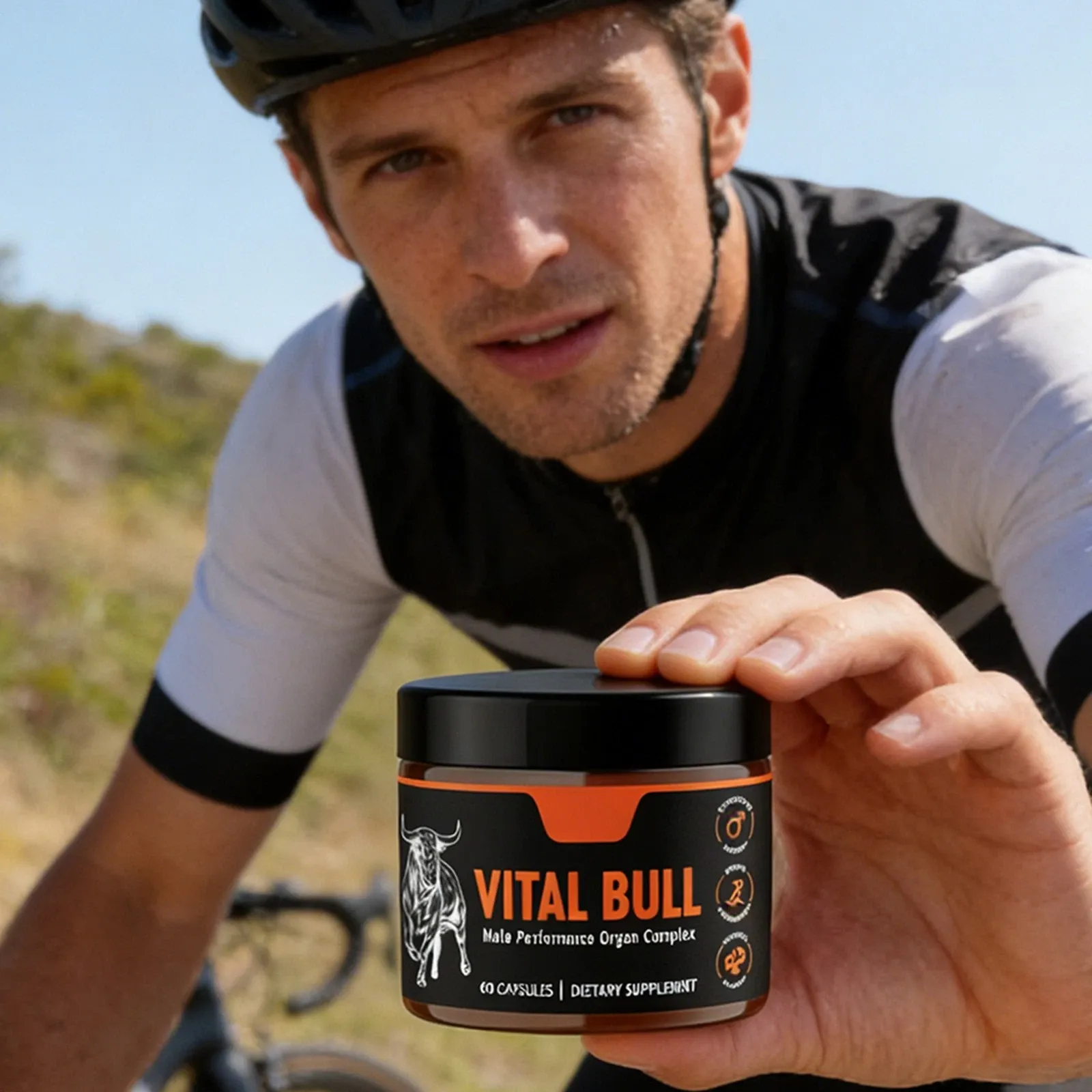 Vital Bull Beef Organ Supplement for Men with Grass Fed Liver, Testicle, Prostate & Bone Marrow – Freeze Dried Beef Organ Capsules for Nutrient Support – 30 Day Supply