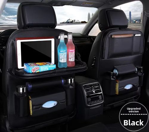 New Arrival Pu Leather Car Seat Back Organizer for Universal Cars
