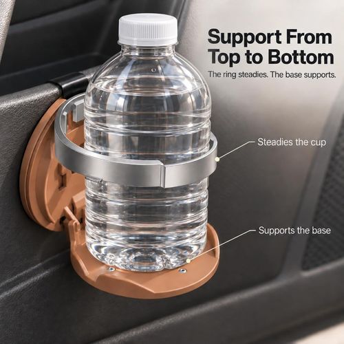 Foldable Cup Holder for Car Doors