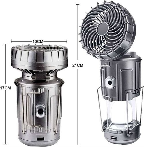 Solar-Powered Fan Light