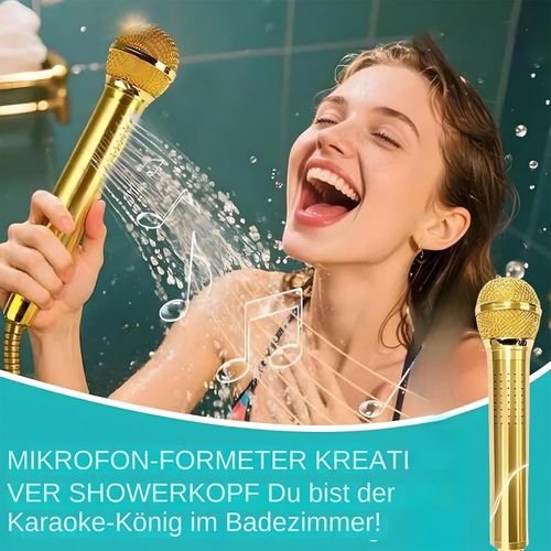 Microphone-Shaped Creative Showerhead