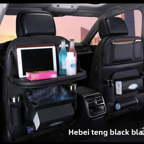 New Arrival Pu Leather Car Seat Back Organizer for Universal Cars