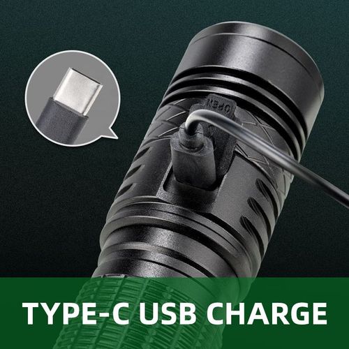 High Lumen Portable LED Flashlight IP44 Waterproof