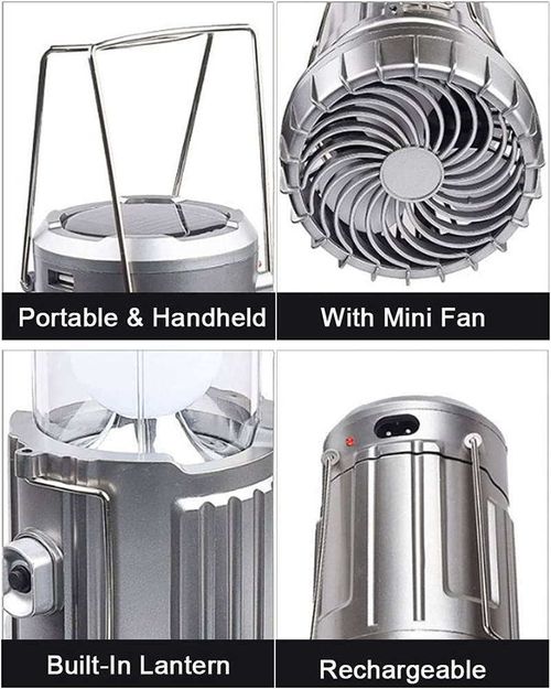 Solar-Powered Fan Light