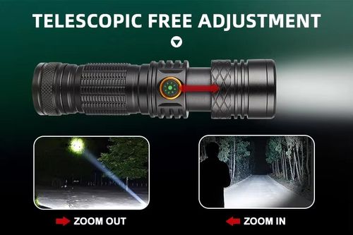 High Lumen Portable LED Flashlight IP44 Waterproof