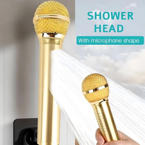 Microphone-Shaped Creative Showerhead
