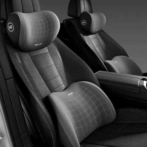 Car Headrest Neck Pillow Support Memory Cotton Car Seat Lumbar Support Soft Neck Rest Protector Waist Cushion for Car Pillow