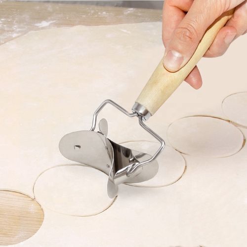 Stainless Steel Dumpling Wrapper Skin Dough Cutter Circle Roller Ravioli Mold Dumpling Maker Cooking Utensil Kitchen Accessories