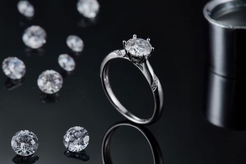 Fine Jewelry Rhodium Plated 3 Carat Diamond VVS1 Moissanite Ring Sterling Silver Party Gift Rings of Wedding Engagement