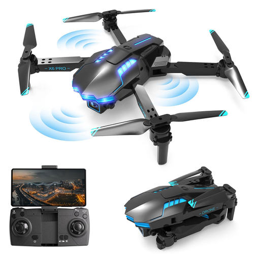 X6 High-Definition 4K Dual Camera Drone Optical Flow Positioning Three-Sided Obstacle Avoidance Remote Control Aerial