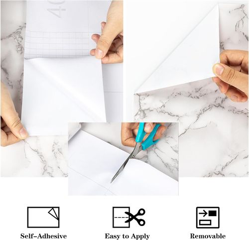 Marble Design Waterproof Moisture Proof Self Adhesive Wallpaper Modern Wall Decor Wallpaper 3d Home Decoration Wall Wallpaper
