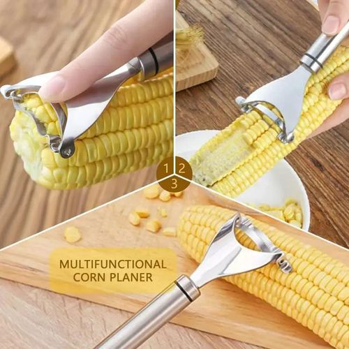Stainless Steel Peeler Corn Pelling Tool Manual Corn Thresher Kerneler Peeler Fruit Vegetable Tools Kitchen Gadgets Accessories