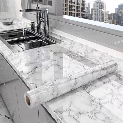 Marble Design Waterproof Moisture Proof Self Adhesive Wallpaper Modern Wall Decor Wallpaper 3d Home Decoration Wall Wallpaper