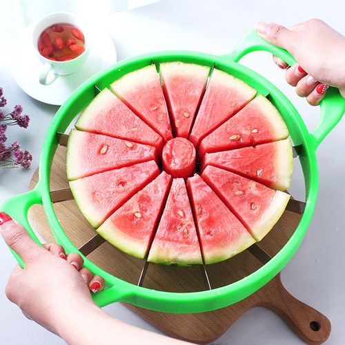 Stainless Steel Watermelon & Fruit Cutter Multipurpose Kitchen Tool for Vegetable & Food New Condition Metal Cutting Tools