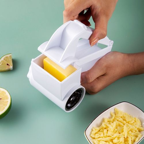 New Arrival 3-in-1 Manual Rotary Cheese Grater Multi-Functional Fruit  Vegetable ShredderSlicerGrater with Handle