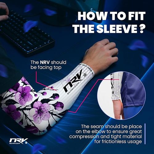 Custom Gamer Gaming Sports Arm Sleeves UV Protection Ice Silk Arm Sleeves E-Sports Arm Sleeve