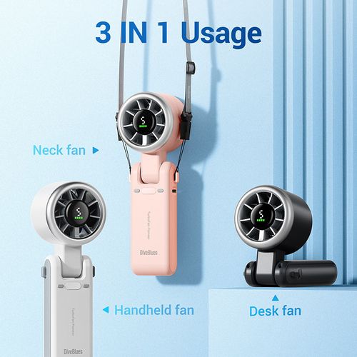 Super Power Portable Cooling Handheld Turbo Portable Folding Personal Fan