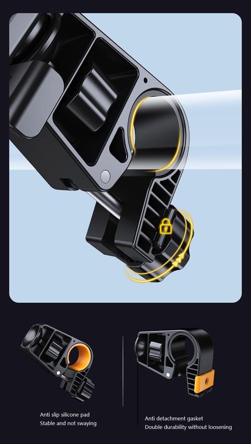 Flexible Waterproof Dashboard Bike Phone Holder 360 Degrees Fixed Mount for Electric Scooter Motorbike & Bicycle Delivery Rider
