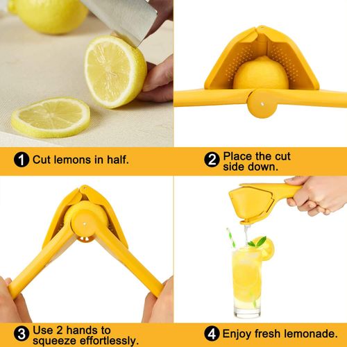 Large Manual Citrus Press Easy Squeeze Manual Lime Juicer Hot Selling Hand Squeezer for Fruit & Vegetables