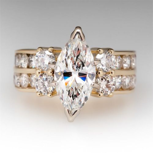 CAOSHI Custom Women American Gold Plated Jewelry Bling Shining Cubic Zirconia Diamond Eternity Ring Engagement Wedding Rings