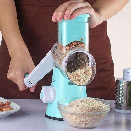 Stainless Steel Rotary Grater & Potato Slicer Manual Mandoline Knife for Cheese & Vegetables Kitchen Accessories Tool