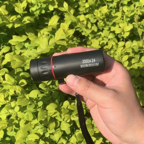 2000x24 HD Magnification Monocular Portable Single Tube Telescope for Hunting Camping Game Watching Concerts and Sport Events